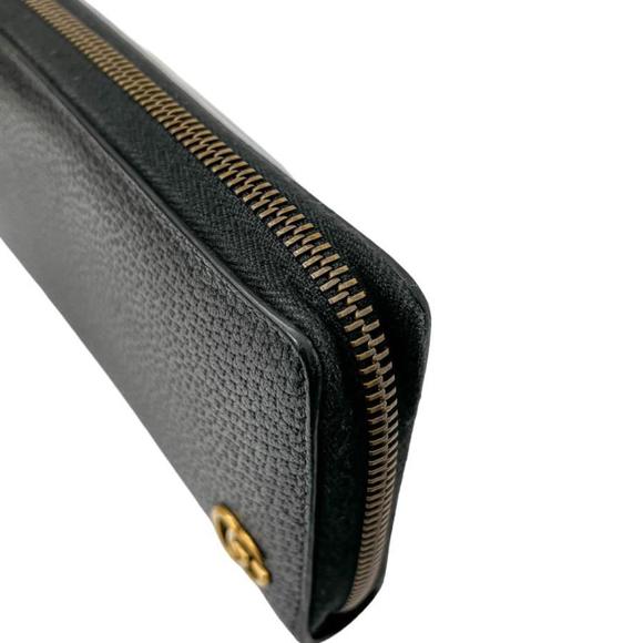 GUCCI long wallet GG logo black leather - Picture 6 of 10